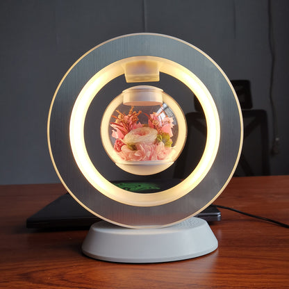 Lampe LED flottante en forme de cœur, cadeau de saint-valentin, veilleuse à lévitation magnétique, lampe créative de bureau, décoration de maison