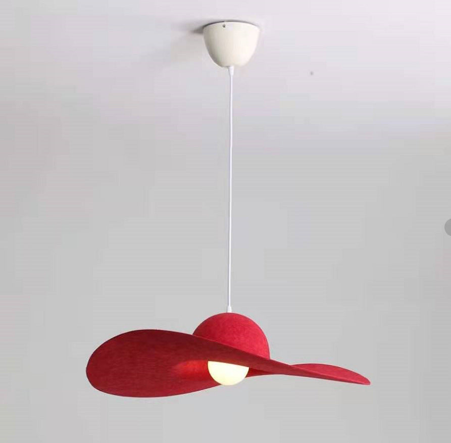 Lustre de chapeau créatif nordique moderne minimaliste