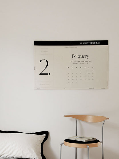 Calendrier de simplicité de la mode 365 jours de décoration de la maison