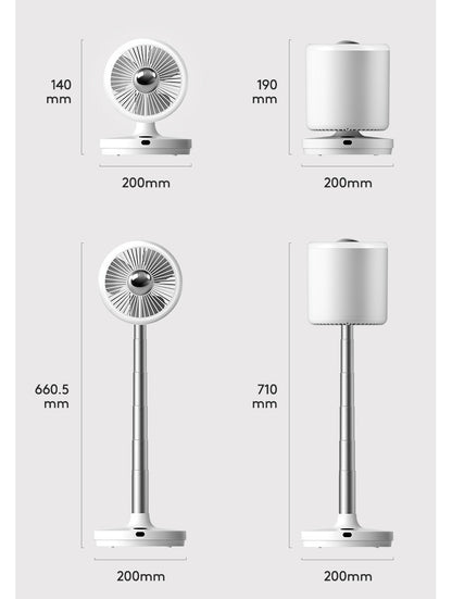 Ventilateur de sol vertical de table silencieuse domestique