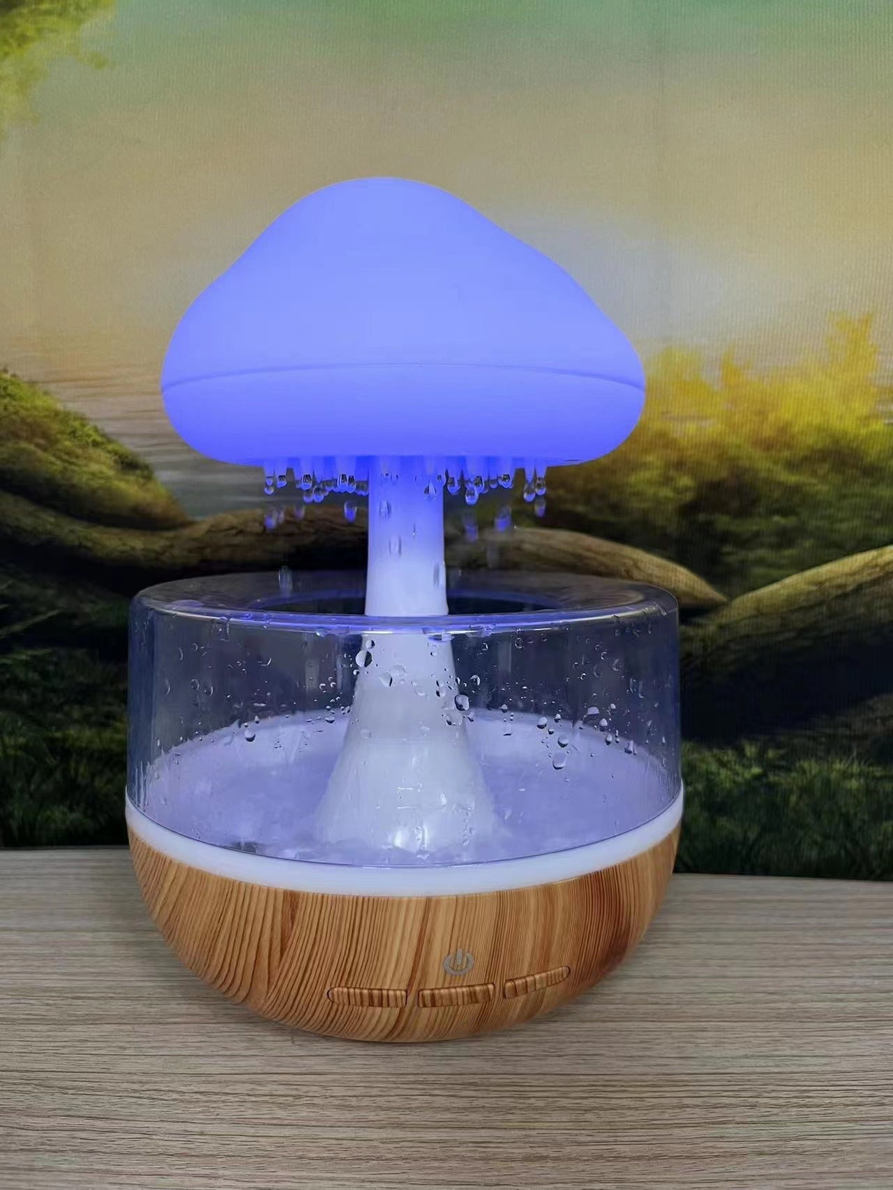 2023 New Design Raining Cloud Humidifier 400 ML Colorful Cloud Humidifier With Water Drop For Christmas Gift