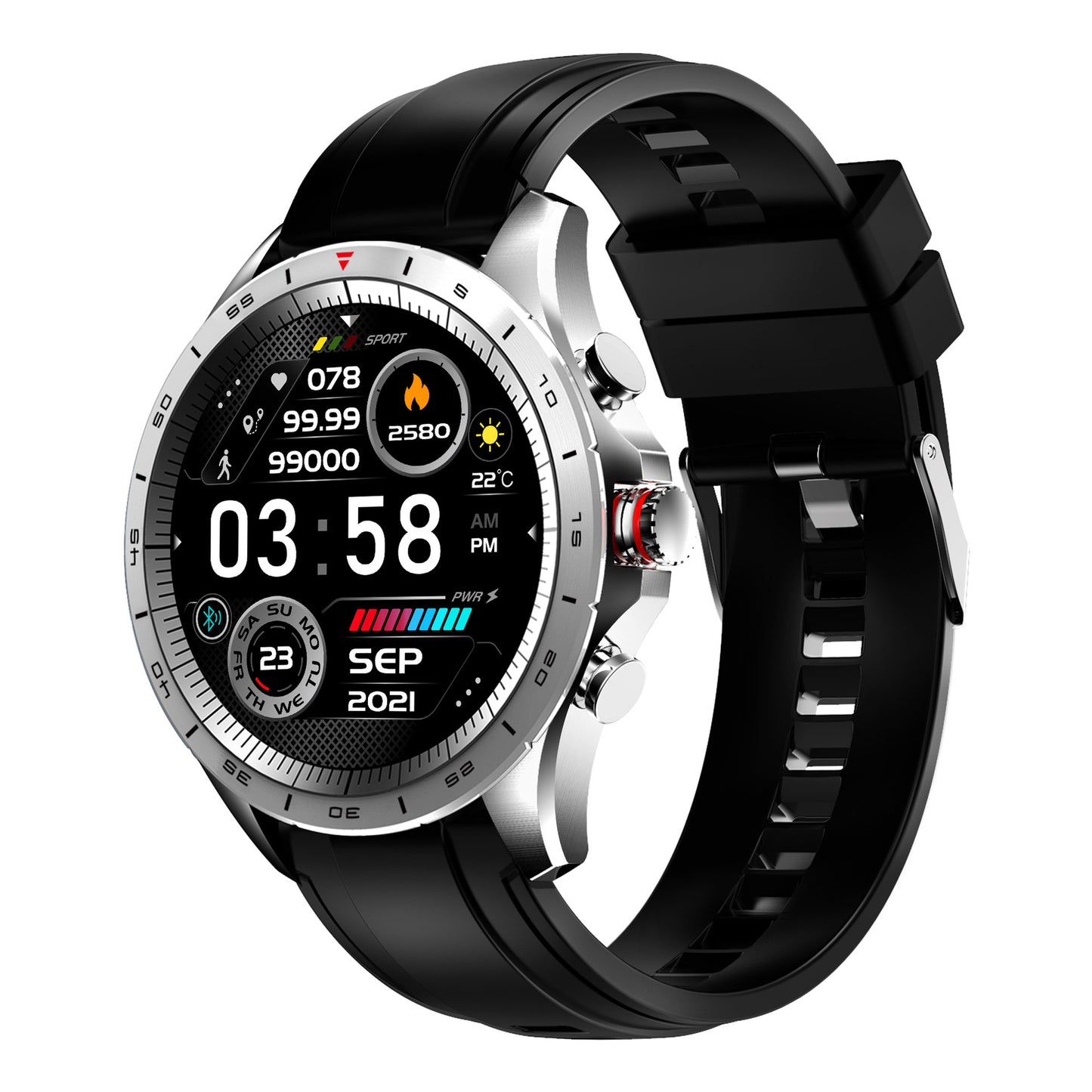 Reloj de pulsera inteligente deportivo para hombre