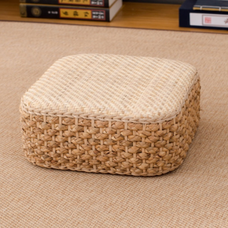 Table basse simple en rotin tatami, table de sol de style japonais