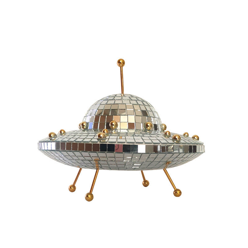 Christmas Home Desktop Decorations Flying Saucer Ornaments