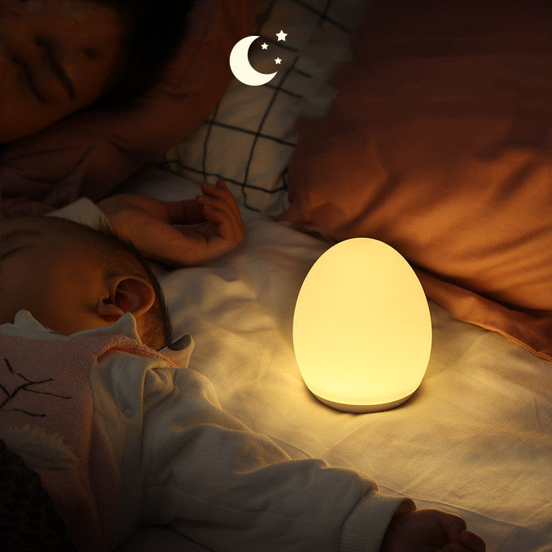 Lampe de table de chevet rechargeable, veilleuse à économie d'énergie