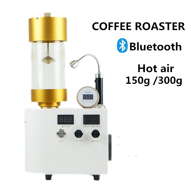 Boba Hot Air Type Coffee Roaster Bluetooth Curve Baked Bean Machine Small Commercial