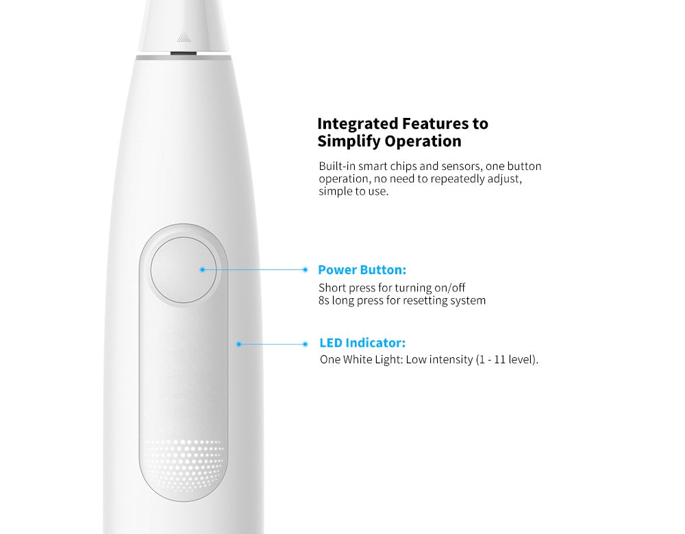 Z1 IPX7 Version globale brosse à dents étanche charge rapide et automatique