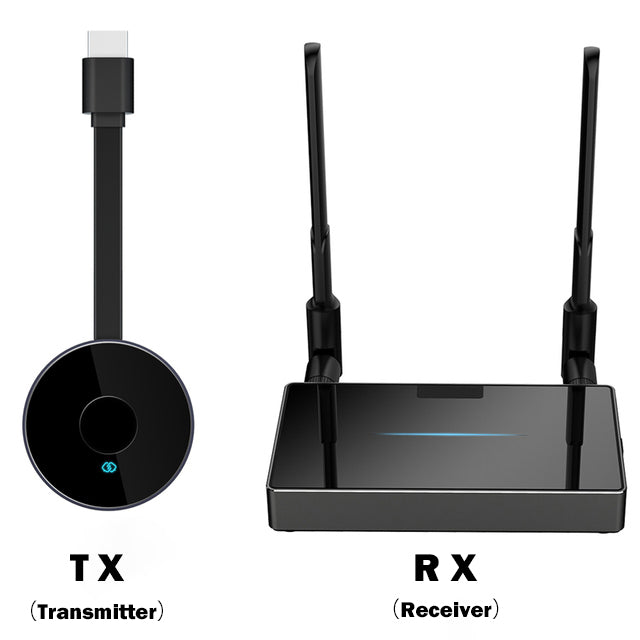 HDMI VGA Inalámbrico Misma Pantalla Transmisor 50 Metros 4 Enviar 1 Recibir Transmisión