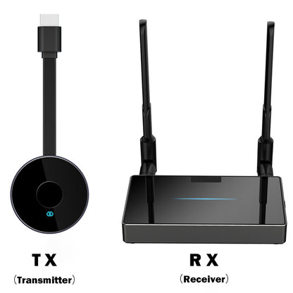 Émetteur sans fil HDMI VGA, même écran, 50 mètres, 4 envois, 1 réception de transmission