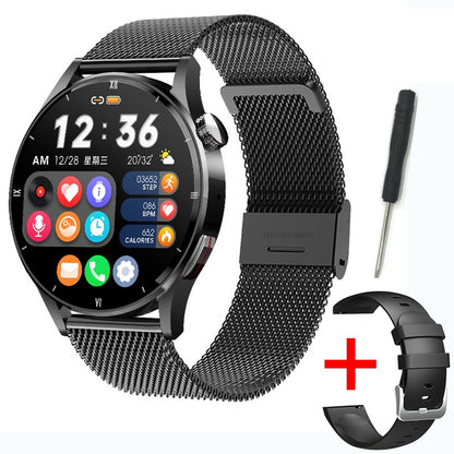 Bluetooth HD Call Answering And Dialing Call Body Temperature Heart Rate Smart Watch