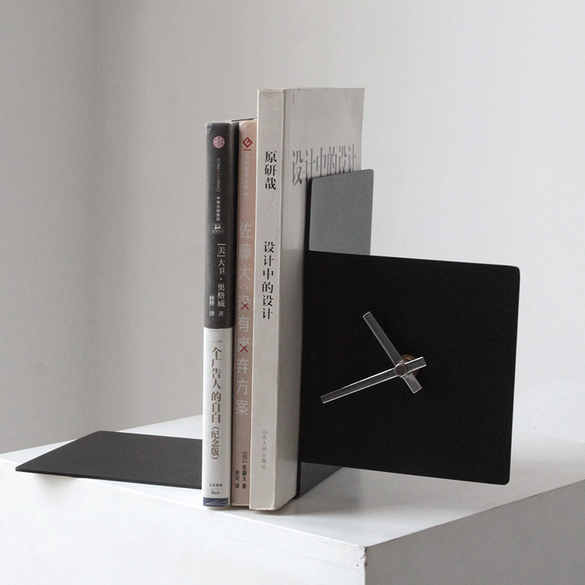 Soporte creativo para libros y relojes, estantería de Metal minimalista nórdica, decoración de almacenamiento