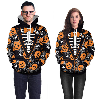 Pull de couple pour Halloween Street Performance pour femmes