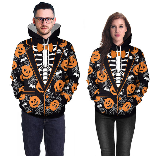 Women's Halloween Street Performance Couple Sweater