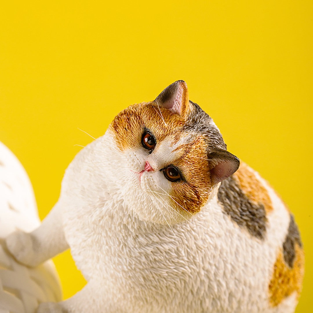 Modèle de décoration de voiture gros chat fait à la main créatif et mignon