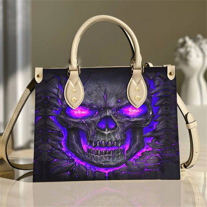 Bolso de mano con estampado de calavera de Halloween y personalidad de moda