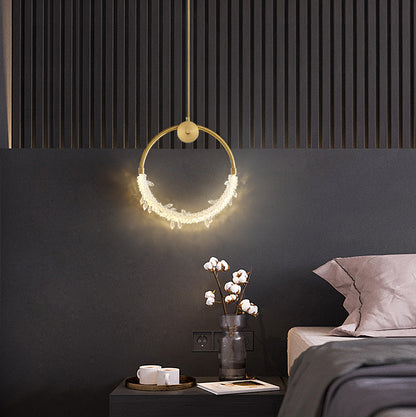 Moon Shadow Lighting Bedroom Bedside Chandelier Corridor