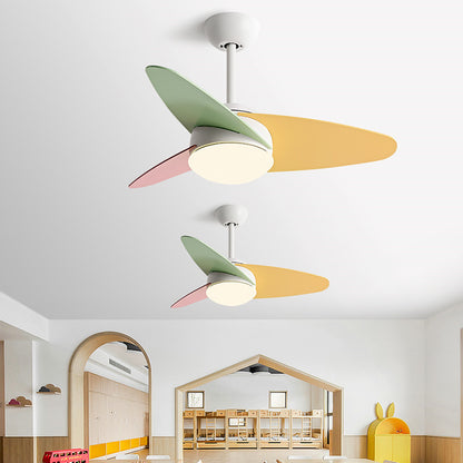 Simple Modern Wood Leaf Electric Fan