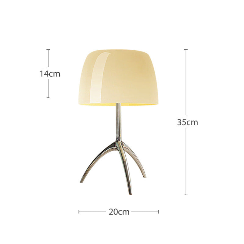 Lampe de table en cuivre, maison ancienne du milieu, lampes design rétro