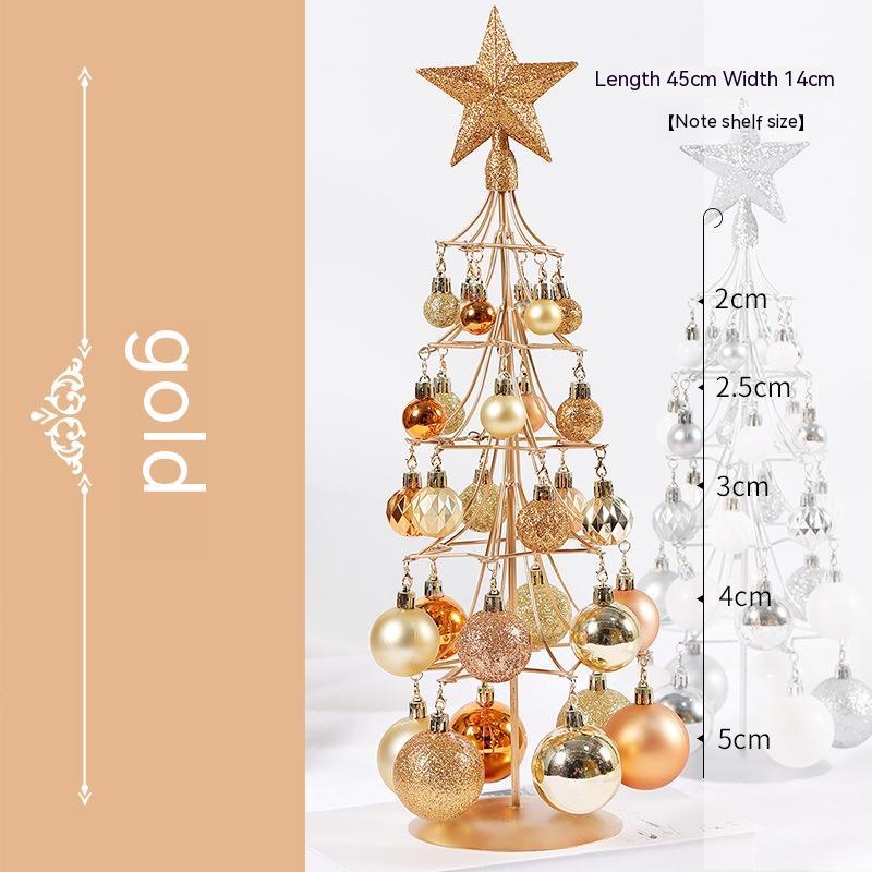 Christmas Fashion Simple Iron Desktop Decorations