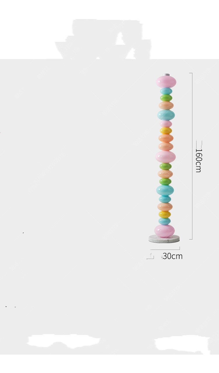 Arc-en-ciel bonbons chaîne lampadaire créatif chambre d'enfants jeune fille coeur chambre