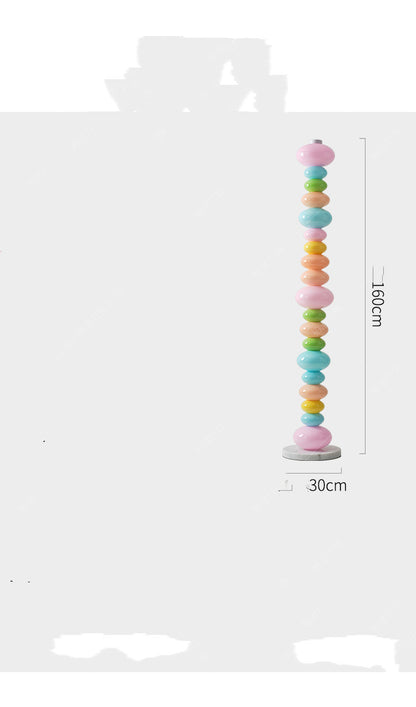 Arc-en-ciel bonbons chaîne lampadaire créatif chambre d'enfants jeune fille coeur chambre