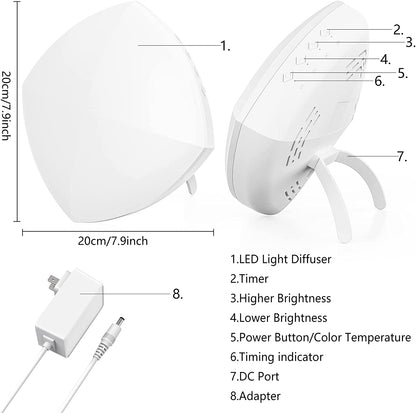 Lampe de photothérapie de beauté 