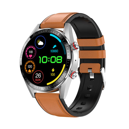 Appel Bluetooth montre intelligente musique fréquence cardiaque pression artérielle écran toujours lumineux