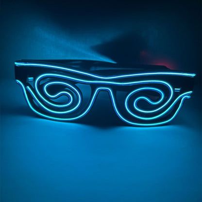 Gafas de luz fría deslumbrantes accesorios para fiestas