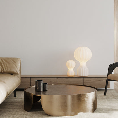 Lampe de Table en soie créative, lumière nordique, ornements de luxe, moderne, minimaliste et créatif