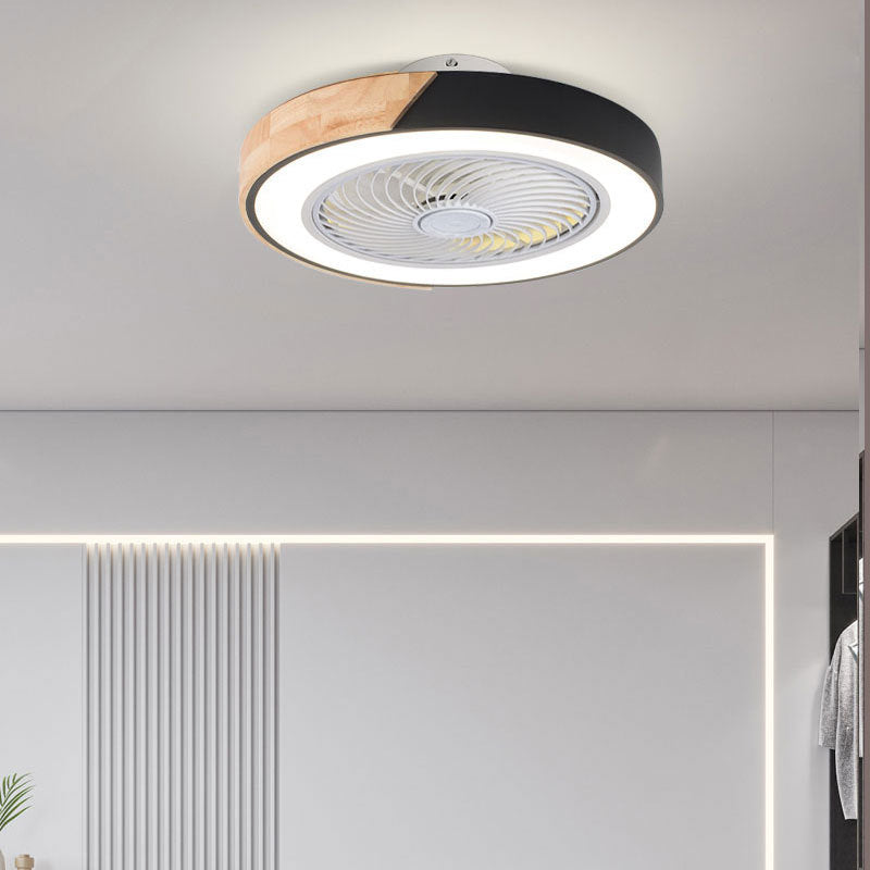 Lampe à suspension avec ventilateur électrique invisible