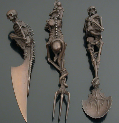 Halloween Gift Skeletal Cutlery Sets