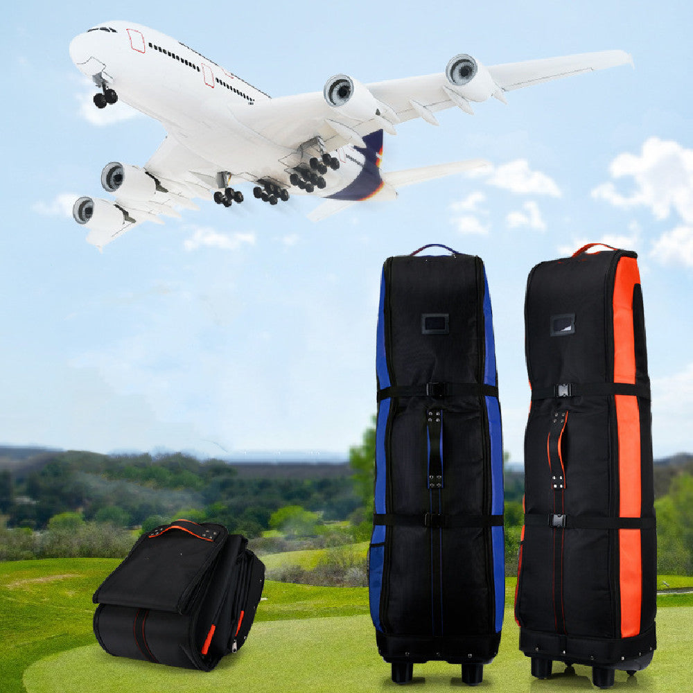 Sac d'aviation de Golf, sac de Golf de voyage avec roues, stockage de grande capacité