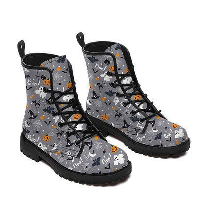 Women's Fashion Halloween Cartoon Printed Boots