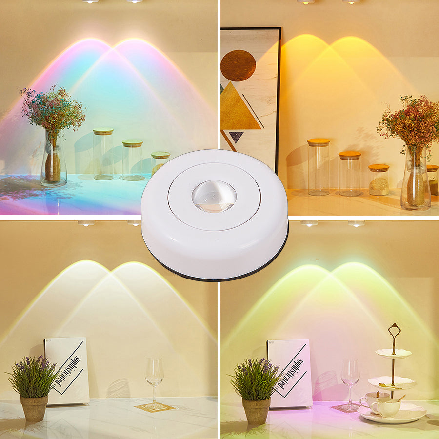 Luces Led inalámbricas para armario, luces de cocina debajo de muebles, luz nocturna alimentada por batería, lámpara de pared, decoración de dormitorio, gabinete