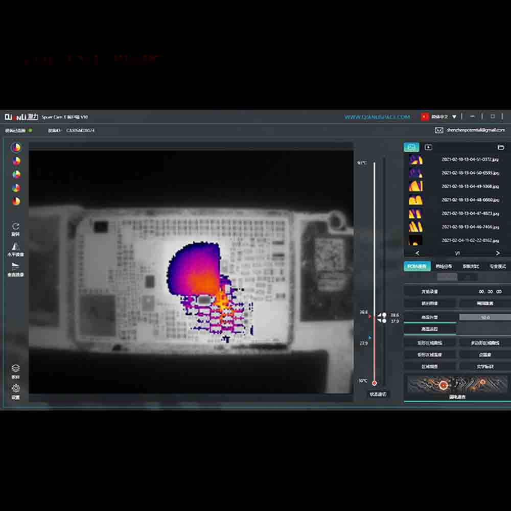 Potencial analizador de imágenes térmicas infrarrojas 3D