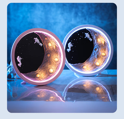 Moon Astronaut Wireless Bluetooth Speaker Home Decoration