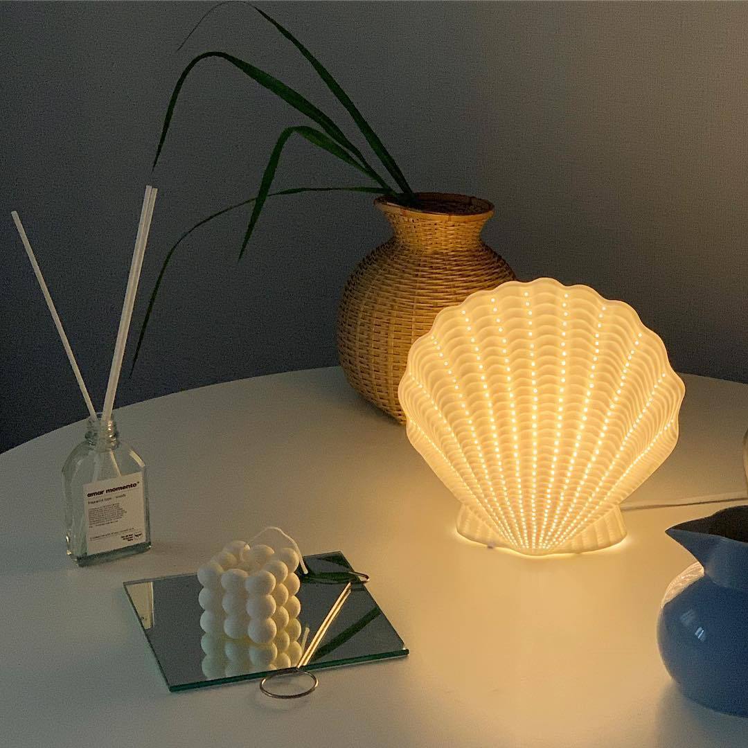 Shell Table Lamp Bedroom Bedside Living Room Decoration