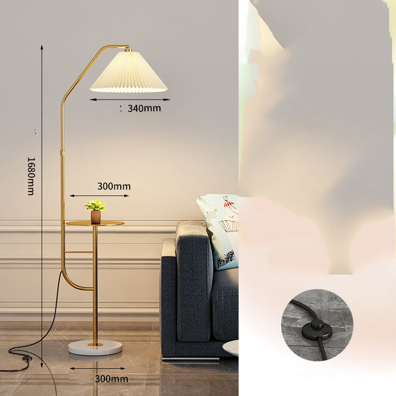 Lampe de bureau de luxe avec chargeur sans fil USB, style nordique