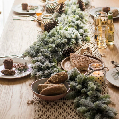 Cadeau décoratif floral de Noël en cèdre