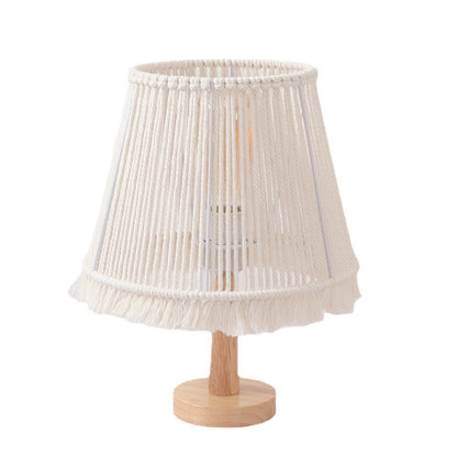 Nordic Style Hand-woven Table Decorative Bedroom Bedside Lamp