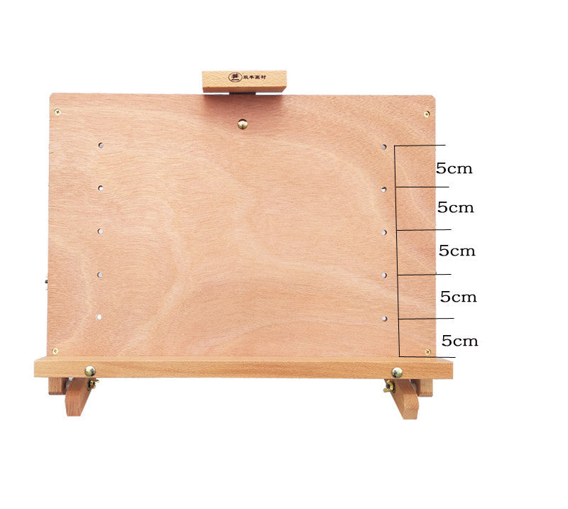 Table Top Adjustable One-piece Beech Easel Board