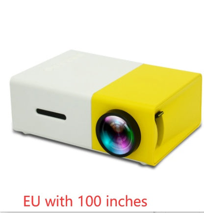 Proyector portátil 3D Hd Led cine en casa cine compatible con HDMI proyector de Audio Usb Yg300 Mini proyector