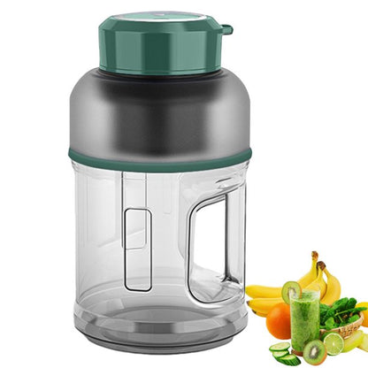 Vaso de batidora portátil de 1500ml, mezcladores de frutas, extractores de frutas, licuadora eléctrica portátil para cocina, exterior, hogar y oficina