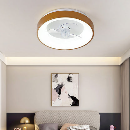 Ceiling Mounted Fan Lamp Post-modern Dining Room