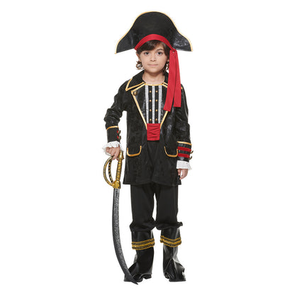 Vêtements de cosplay pirate pour enfants Halloween Carnaval