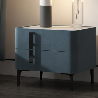 Modern Bedside Table Of Light Luxury Fabric Designer