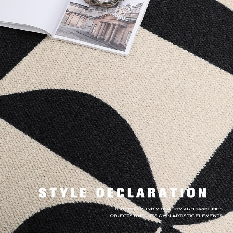 Home Fashion Simple Living Room Retro Wool Carpet