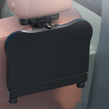 Tablero de mesa pequeño con respaldo para asiento de coche de viaje ajustable