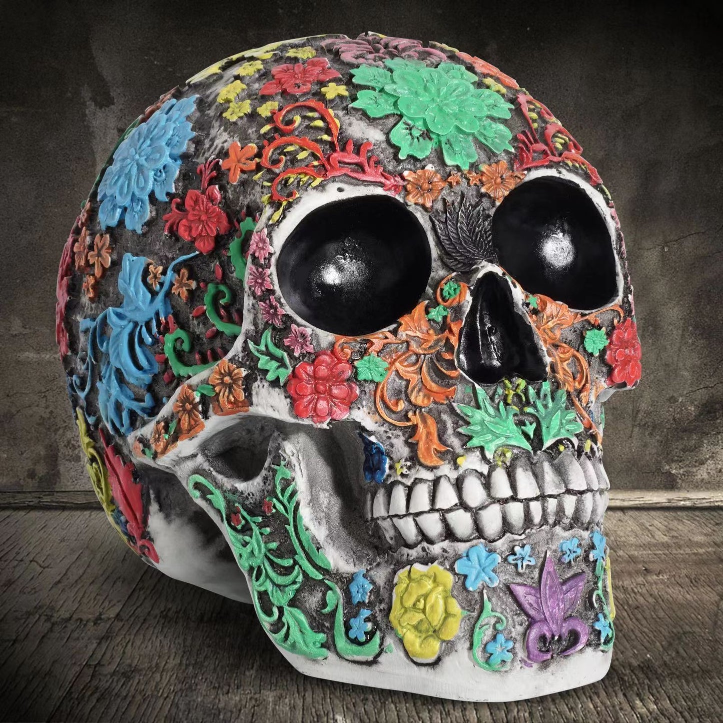 Halloween Gift Human Skull Model Bar Cafe Decoration