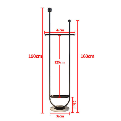 Cintre de luxe léger pour vêtements et chapeaux, sol à sol, fer, art simple et moderne